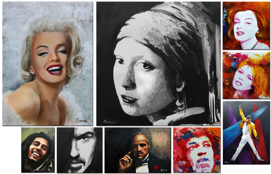 artisten schilderij kopen online